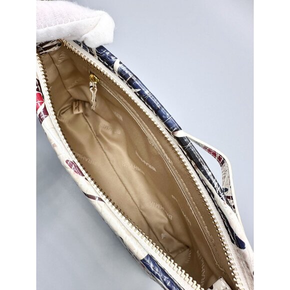 Brahmin Lorelei Extravaganza Melbourne Leather Shoulder Bag Croc Embossed NWT - Picture 11 of 16